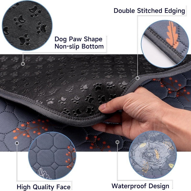 Breathable Absorbent Machine Washable Non-slip Training Dog Urine Pad Pet Supplies