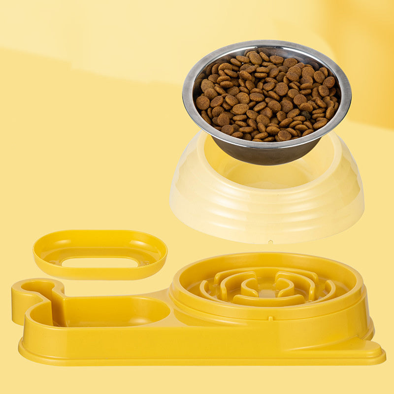 Cat Food Bowl Cat Bowls Whisker Friendly With Water Dispenser For Cats And Small Dogs