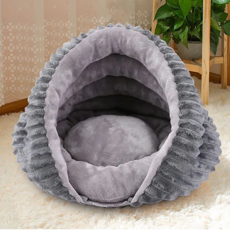 Tunnel Cat Nest Four Seasons Comfortable Thickened Conch Pocket Pets Cats Sleeping Bag Foldable Detachable Washable Pet Supplies
