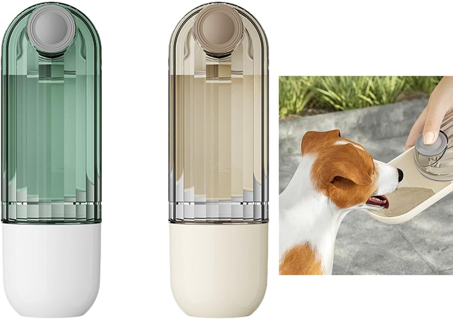 Dog Water Bottle Food Dispenser Leak Proof For Walking Hiking Travel Outdoor Walking Outdoor Walking Go Out Use