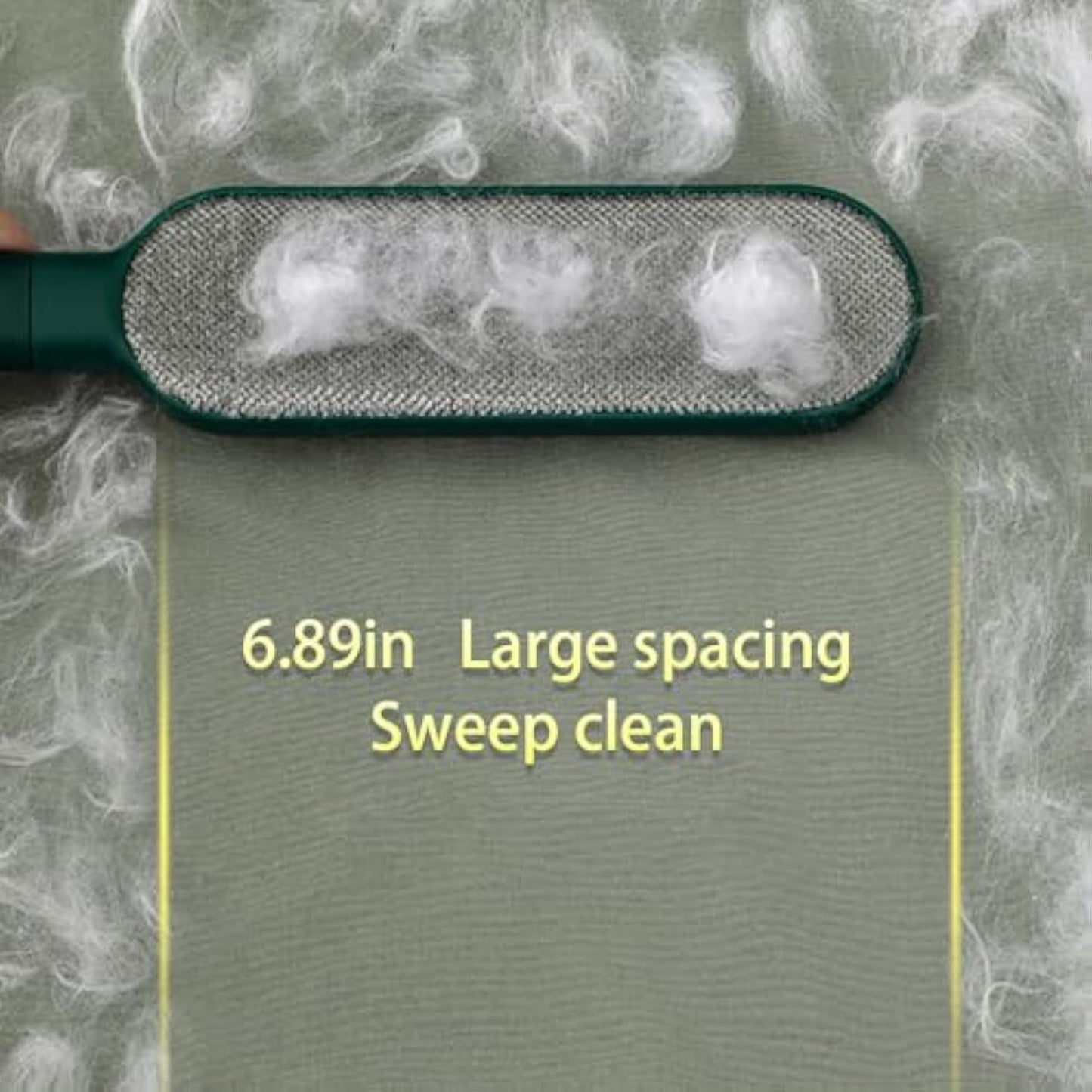 Pet Hair Remover A Pet Shedding Hair Collector Double Sided Self-Cleaning Brush Effectively Removes Pet Hair From Clothes And Furniture And It's Reusable.