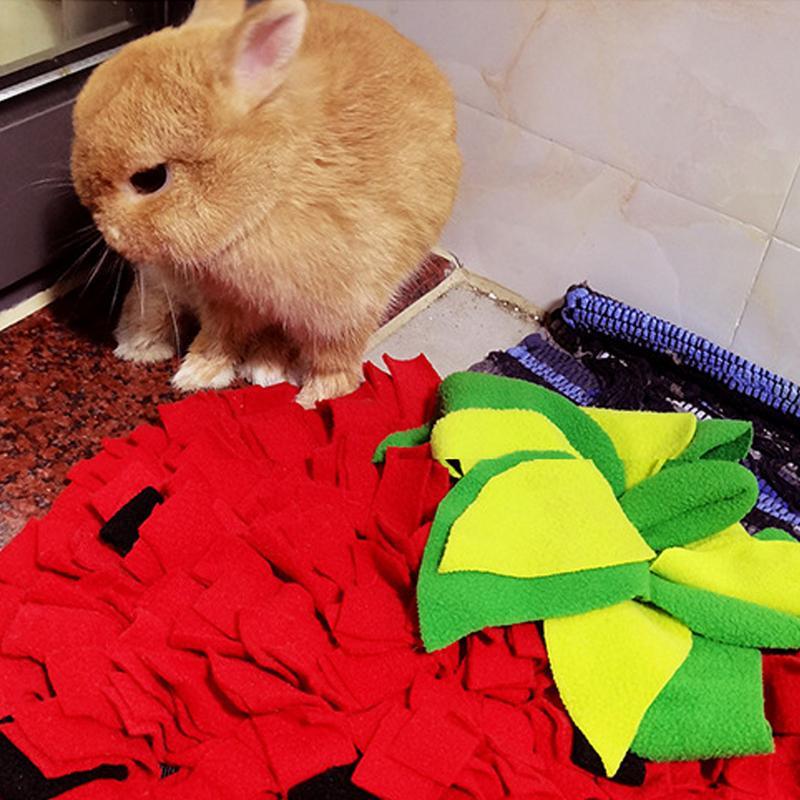 Mat Interactive Pet Sniffing Slow Feeder Mat Pet Forage Slow Feed Mat With Strawberry Shape For Animals Dog Puppy Cat Rabbit