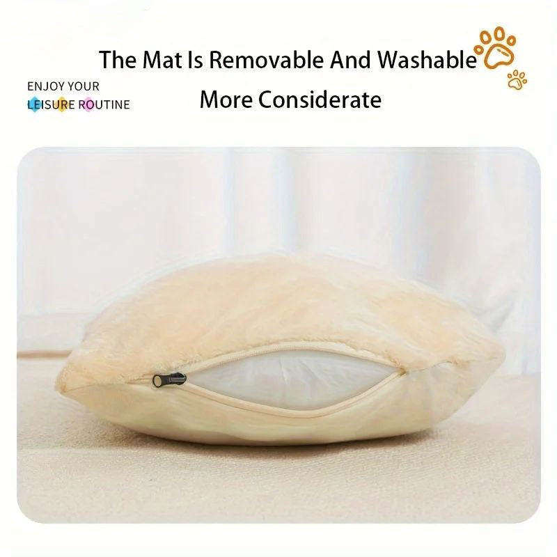 Cat Bed Semi-Enclosed Thickened Cat Ear Pet Nest Warm Pet Supplies For Autumn And Winter Universal Nest For All Seasons