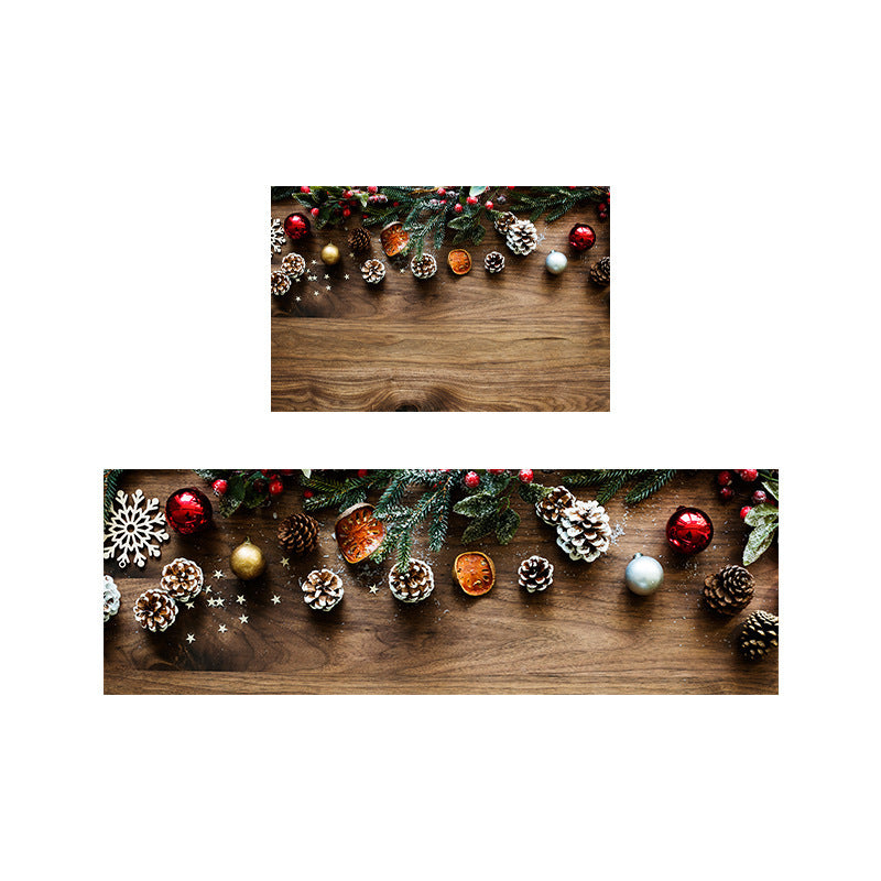Festive Christmas Decorative Door Mat Doorway Foot Mat
