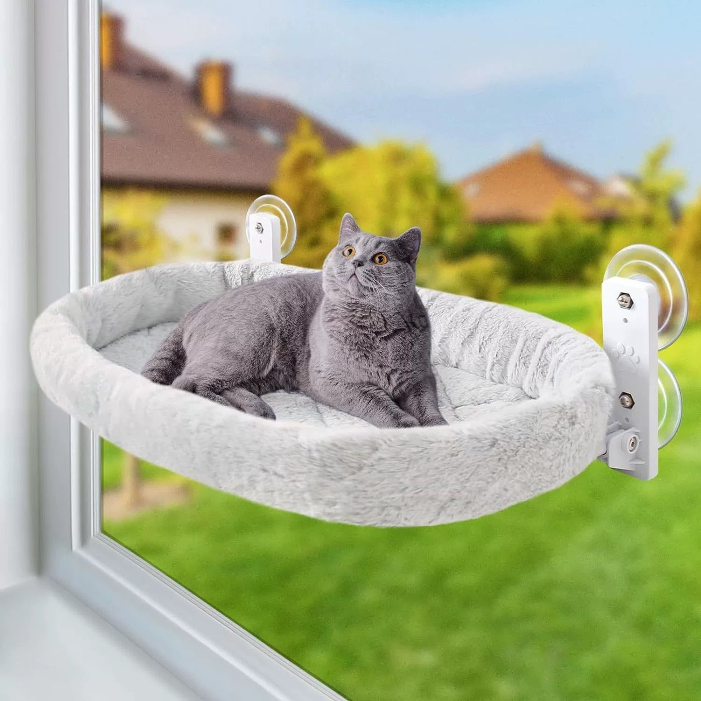 Household Sun Glass Hanging Sucker Cat Nest