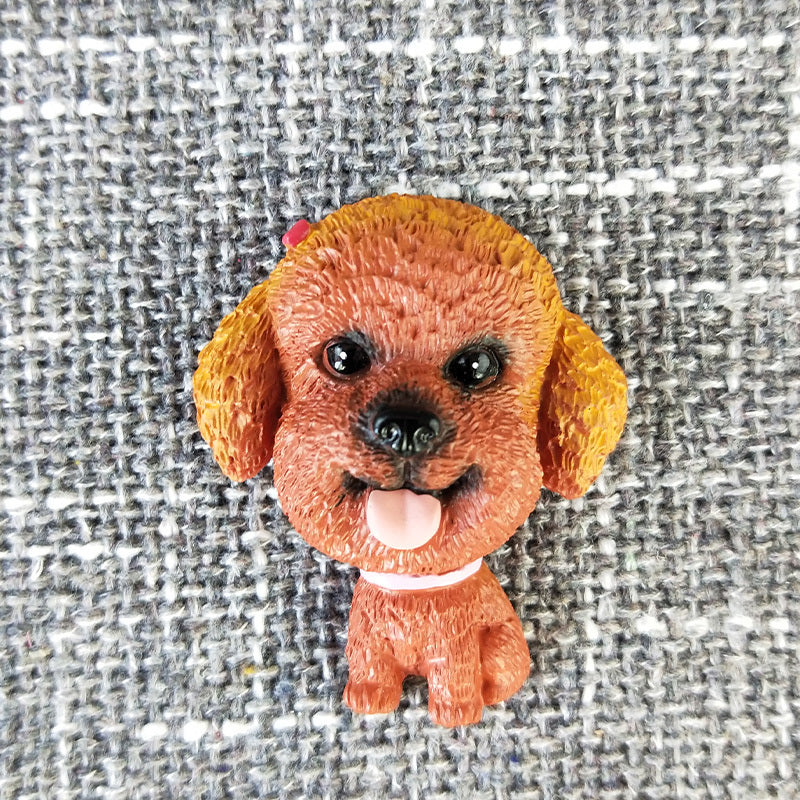 Imitation dog refrigerator magnet