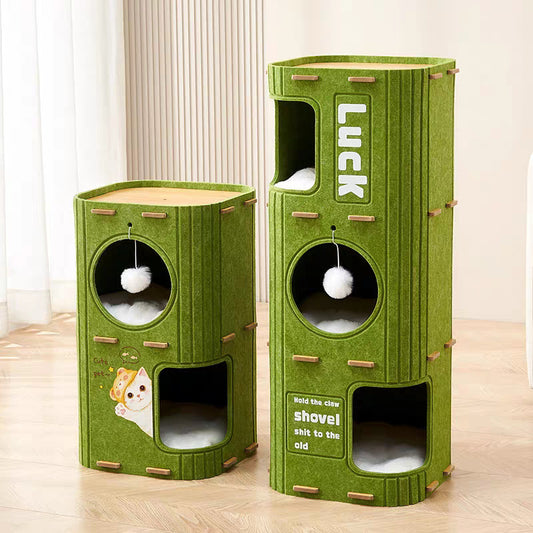 Four Seasons Universal Scratch Board Closed Cat Cat Climbing Frame Nest