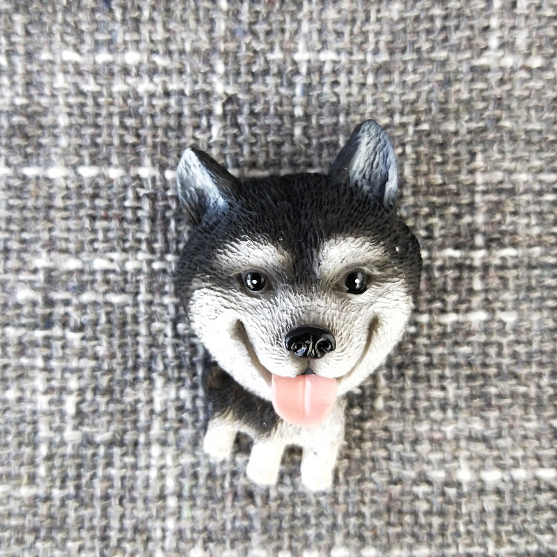 Imitation dog refrigerator magnet