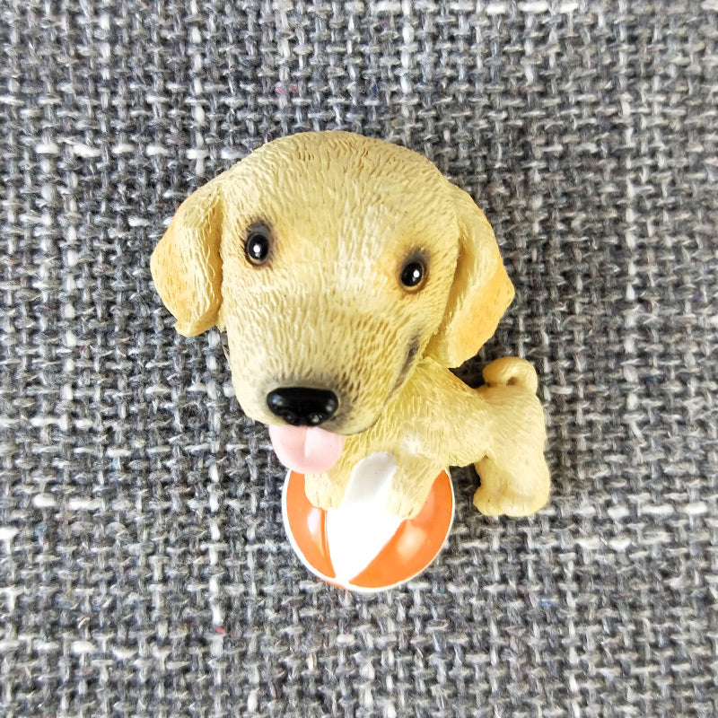 Imitation dog refrigerator magnet