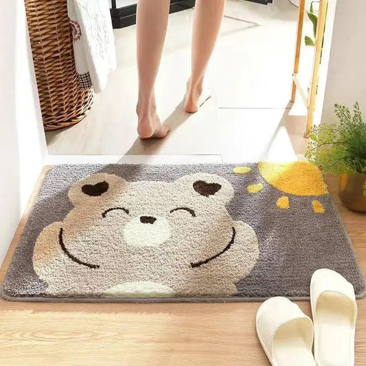 Bathroom Strong Absorbent Cartoon Stain-resistant Non-slip Mat