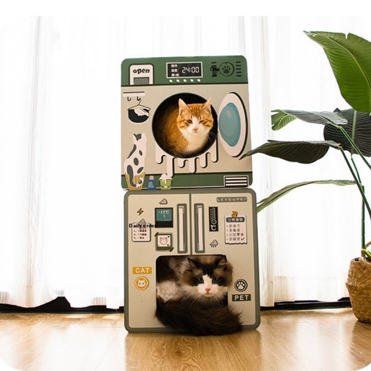 Washing Machine Cat Scratch Board Cat Nest Integrated Toy