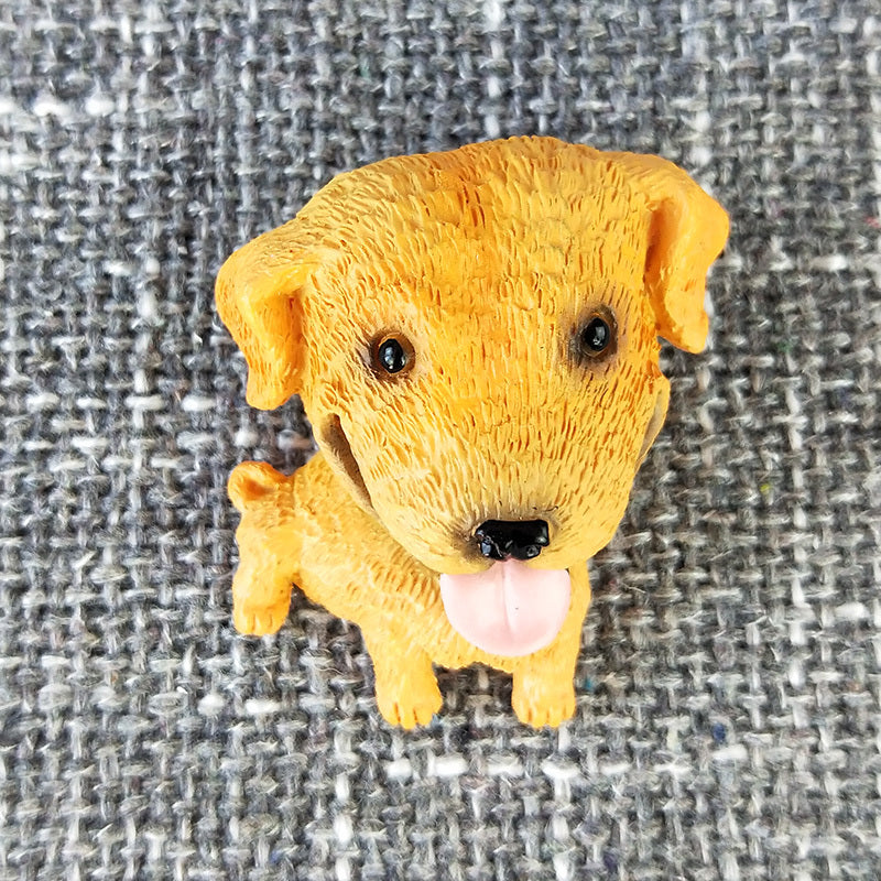 Imitation dog refrigerator magnet