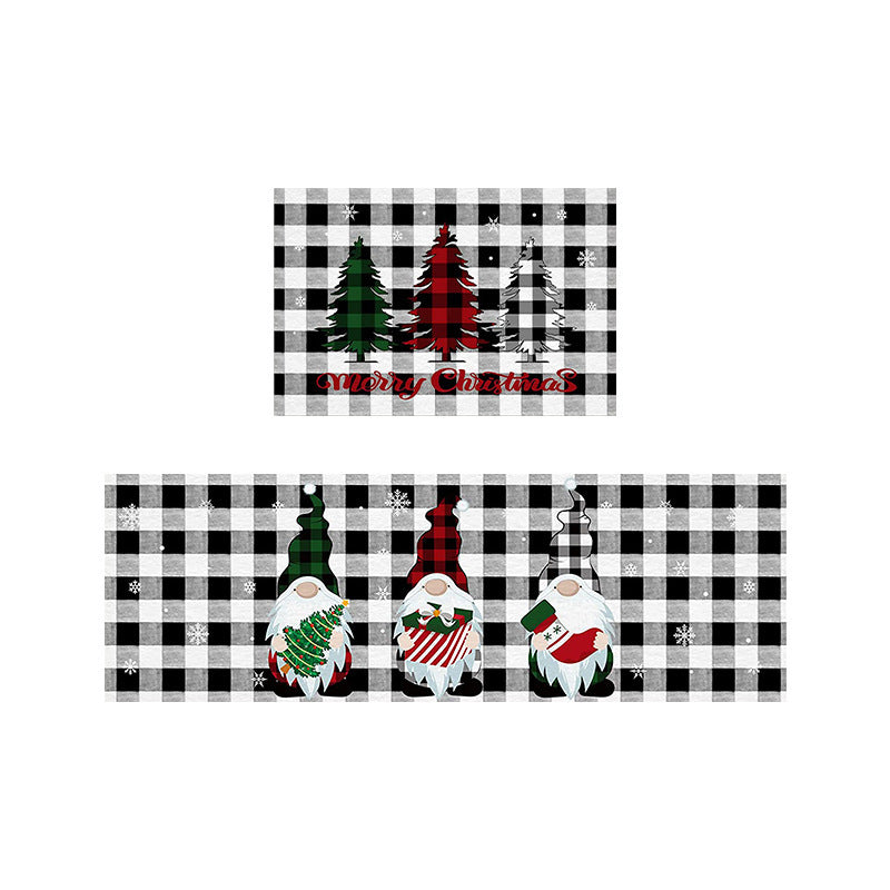 Festive Christmas Decorative Door Mat Doorway Foot Mat