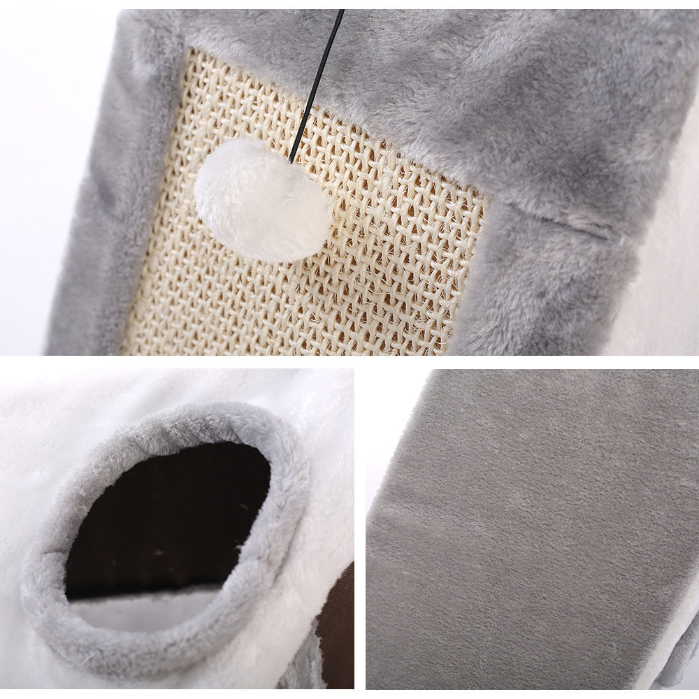 Creative Triangle Cat Claw Sisal Toy