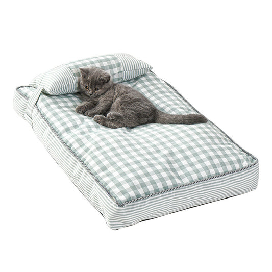 Pet Nest Dog Cushion, Warm In Autumn And Winter, Fully Removable And Washable Dog Bed, Thickened, Comfortable And Warm Cat And Dog Sleeping Mat