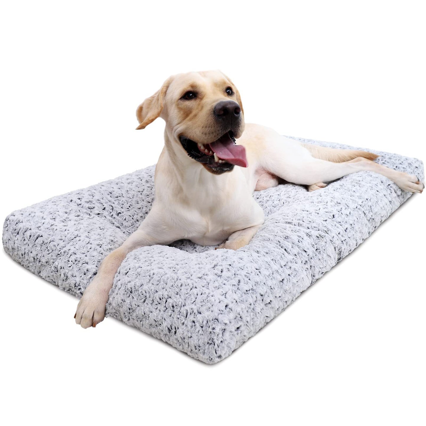 Embossed Velvet Dog Mat Bite-resistant Scratch Pet Mattress Four Seasons Universal Anti-slip Soft