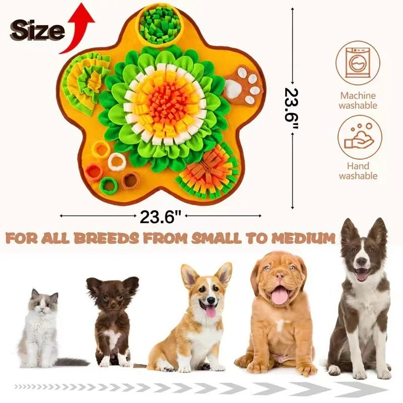 Flower-shaped Dog Cat Olfactory Training Pad