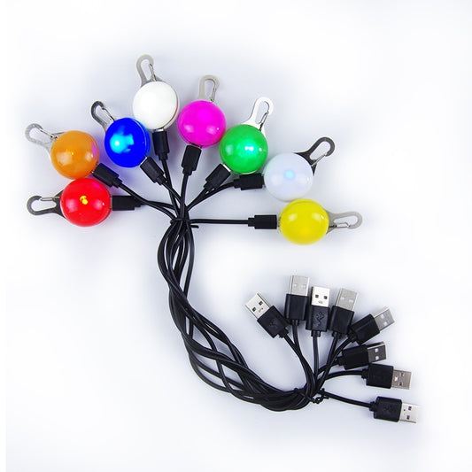 Pet Supplies Rechargeable LED Night Travel Anti-lost Warning Light Pendant