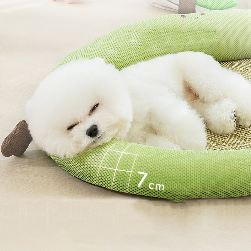 Fruit Backrest Nest Kennel Cat Nest Dog Mat Nest Bigbear Teddy Dog Mat Pet Cool Nest