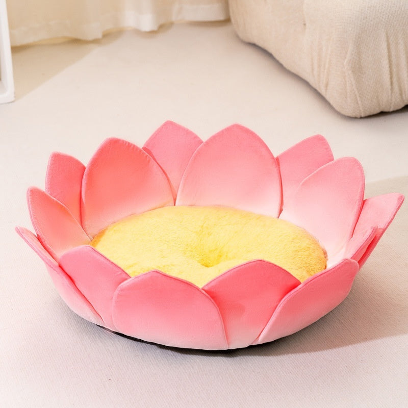 Lotus Petal Cat Nest Four Seasons Universal Thermal Mat Pet Bed Supplies