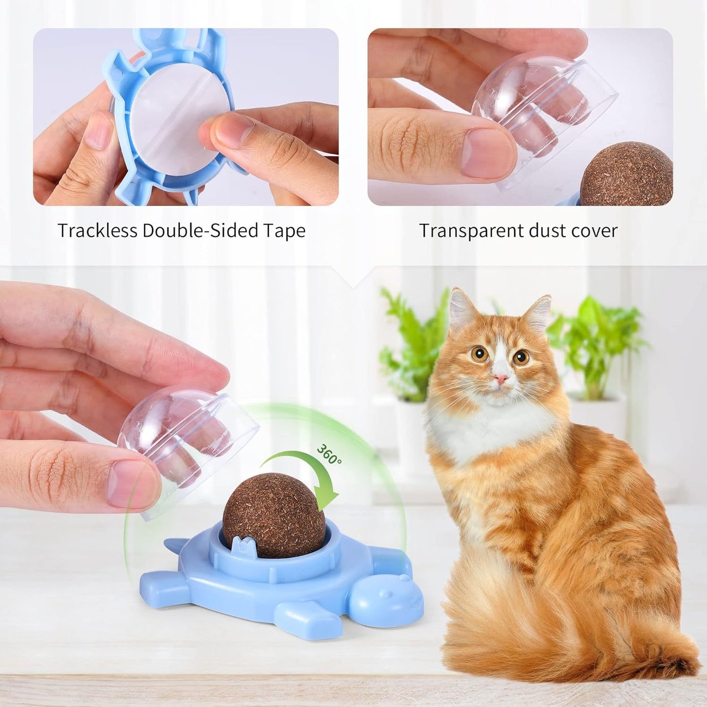 Catnip Ball Catnip Balls For Cats Wall Silvervine For Cats Piece Silvervine Catnip Cat Toys For Indoor Cats Edible Cat Nips Organic Ball