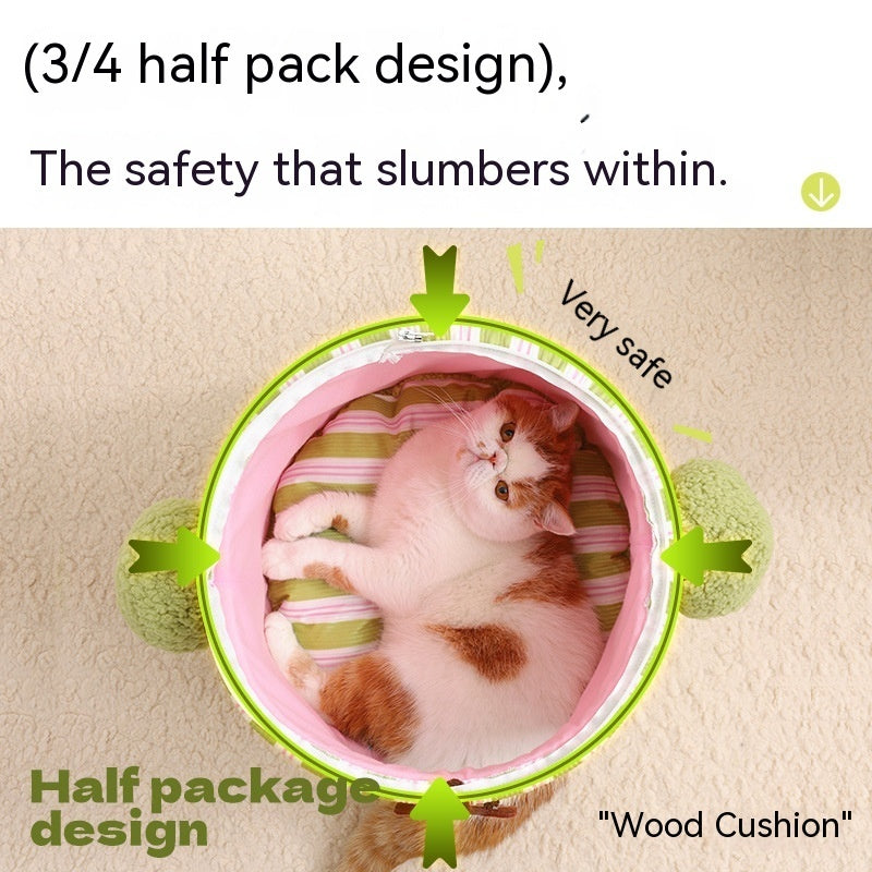 Pet Cauliflower Tree Hole Three-dimensional Closed Cat Nest