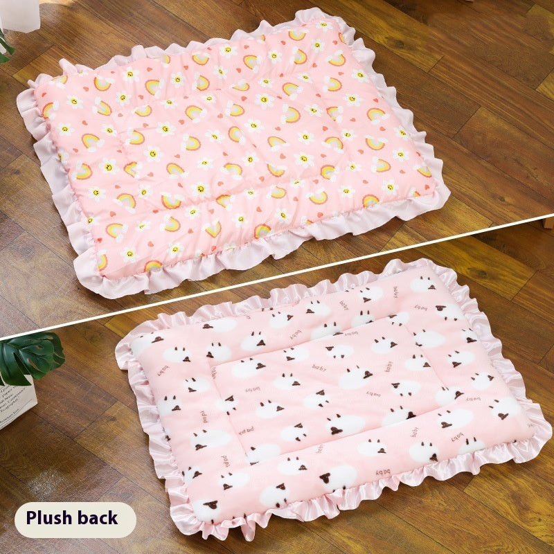 Thickened Autumn And Winter Warm Dogs And Cats Floor Mat Cat Dog Sleeping Universal Pet Bed
