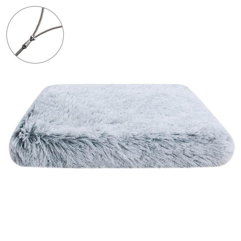 Plush Square Kennel Cat Mat