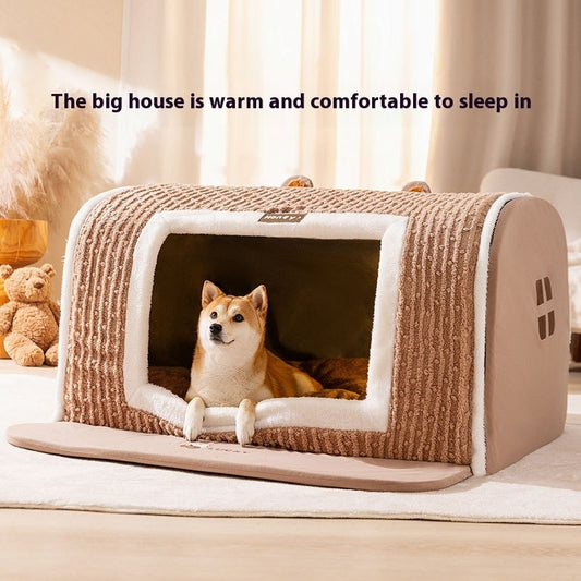 Small And Medium Size Large Dog Nest Three-dimensional Warm