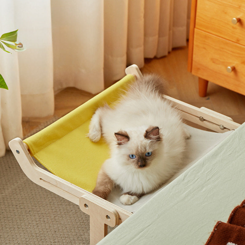 Cat Bed Bedside Cat Hammock Hanging Cat Nest Hanging Nest Windowsill Hammock Cat Rack Window Balcony Pet Cat Basking In The Sun