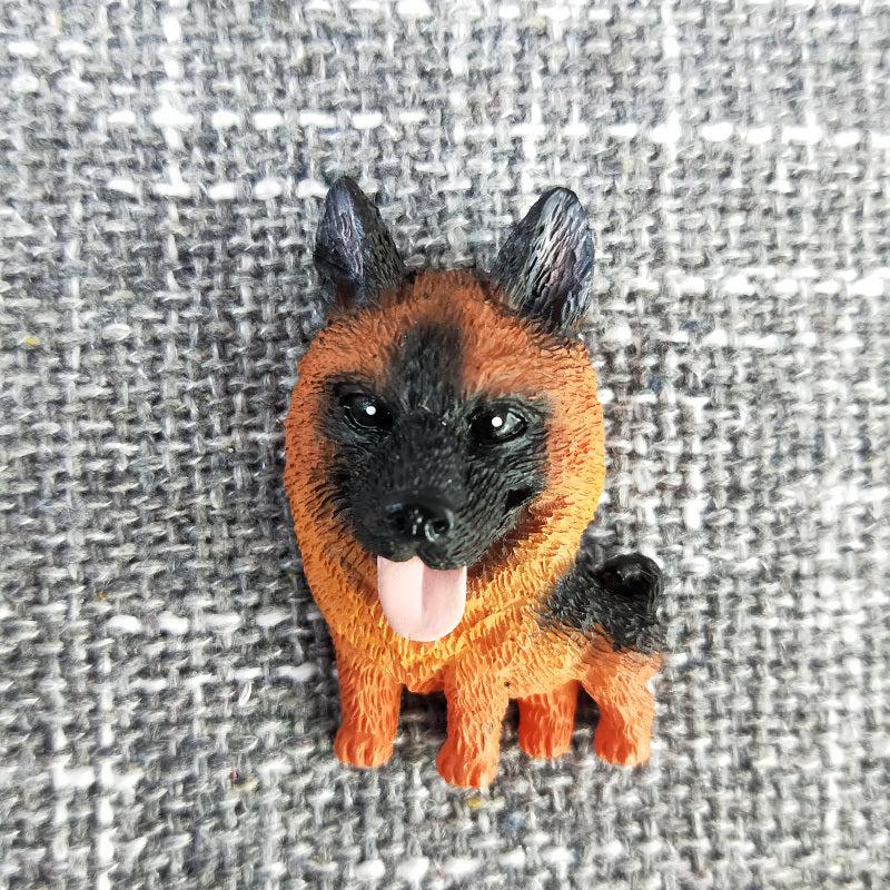 Imitation dog refrigerator magnet