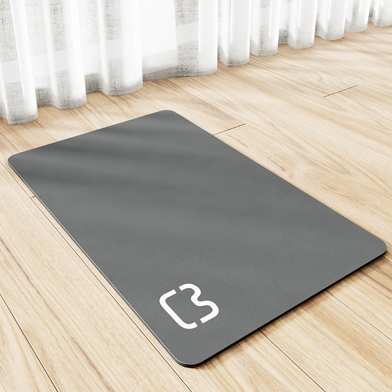 Minimalist Pet Feeding Mat Repeated Washing Water-absorbing Non-slip Mat Rest Sleep