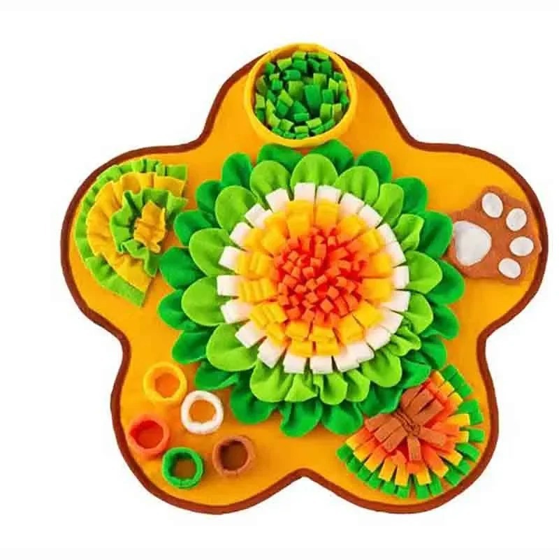 Flower-shaped Dog Cat Olfactory Training Pad