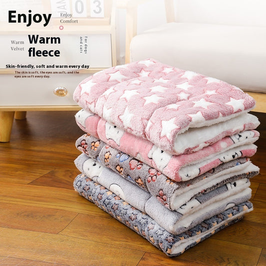 Thickened Autumn And Winter Warm Dogs And Cats Floor Mat Cat Dog Sleeping Universal Pet Bed