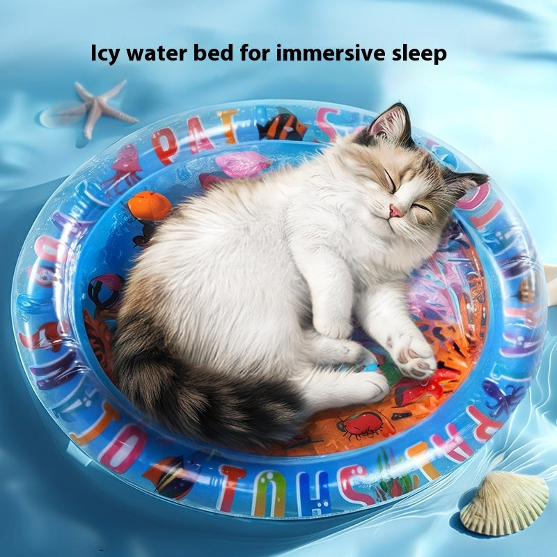 Pet Pat Water Cushion Summer Cooling Dog Inflatable Water Injection Ice Mattress