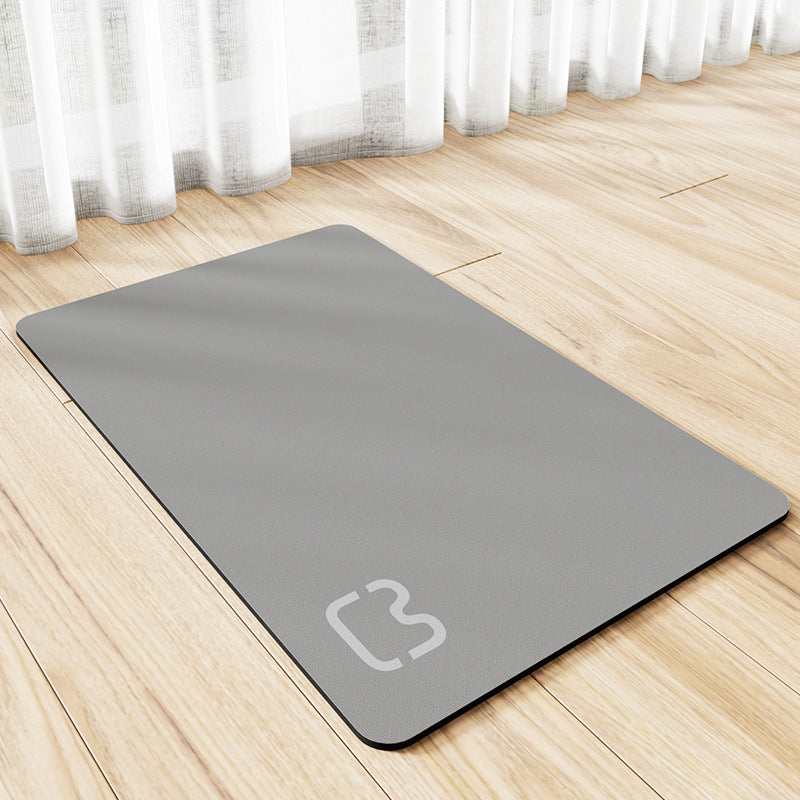 Minimalist Pet Feeding Mat Repeated Washing Water-absorbing Non-slip Mat Rest Sleep
