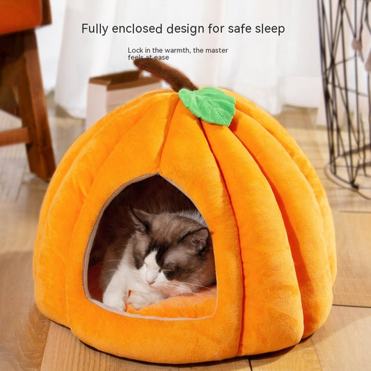 Autumn And Winter Dogs And Cats Semi-enclosed Nest