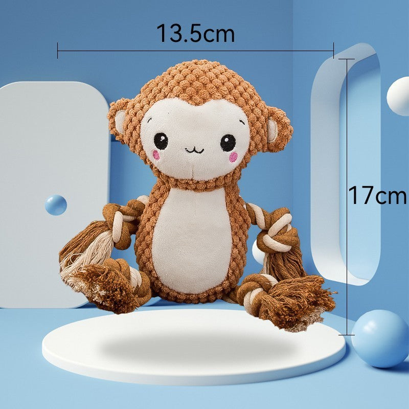 Stuffed Squeaky Dog Toys Plush Toys Assortment Value Bundle Puppy Pet Squeak Toy For Medium Large Dogs