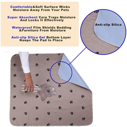 Pet Dog Paw Print Non-slip Cushion