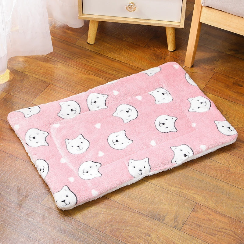 Thickened Autumn And Winter Warm Dogs And Cats Floor Mat Cat Dog Sleeping Universal Pet Bed