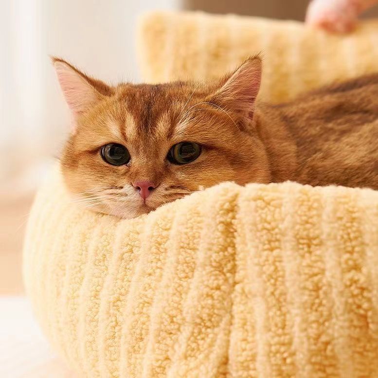 Creative And Cute Striped Pet Sofa Nest