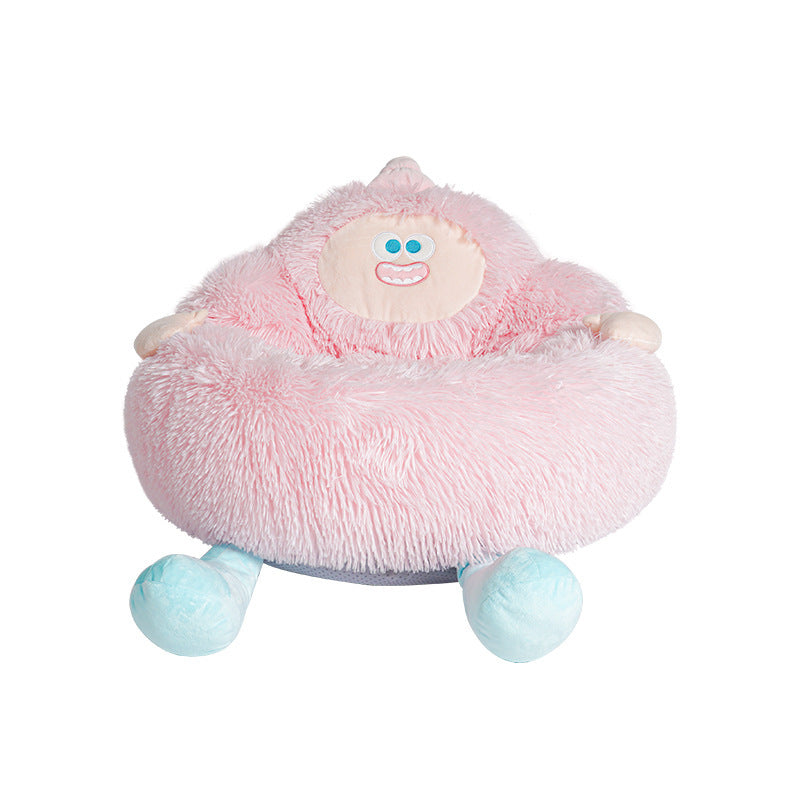 Long Plush Nest For Pets Thick And Warm Kennel For Fall And Winter Universal Sofa For Cats And Dogs Sleeping Mattress