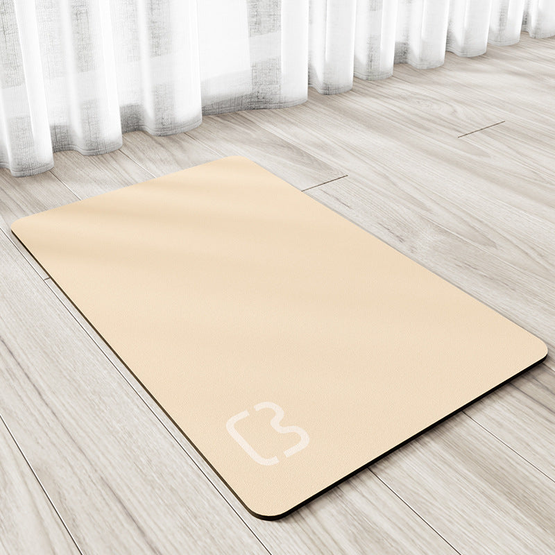 Minimalist Pet Feeding Mat Repeated Washing Water-absorbing Non-slip Mat Rest Sleep