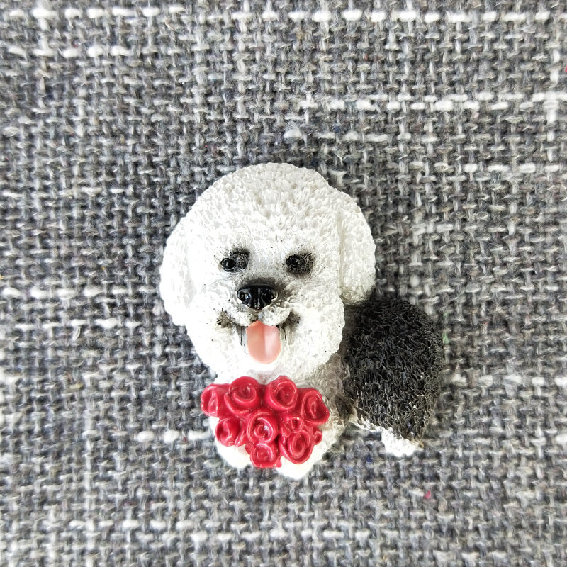 Imitation dog refrigerator magnet