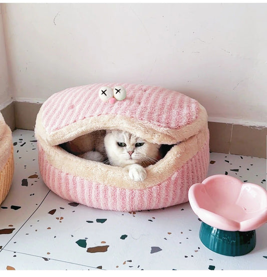 Causeway Braised Sandwich Cat Nest Warmth Winter Four Seasons Universal Cat House Washable  Pet Nest