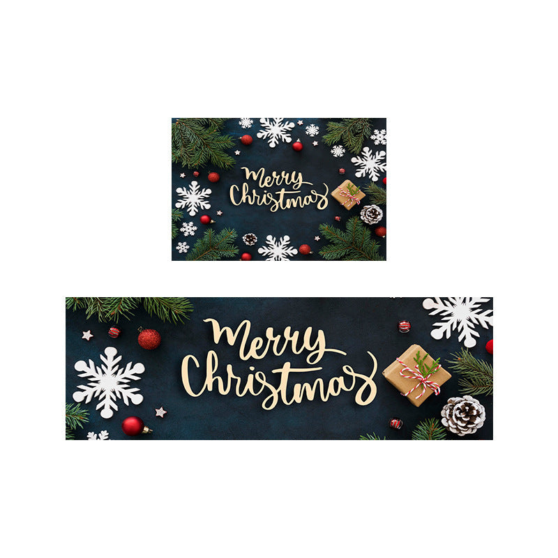 Festive Christmas Decorative Door Mat Doorway Foot Mat