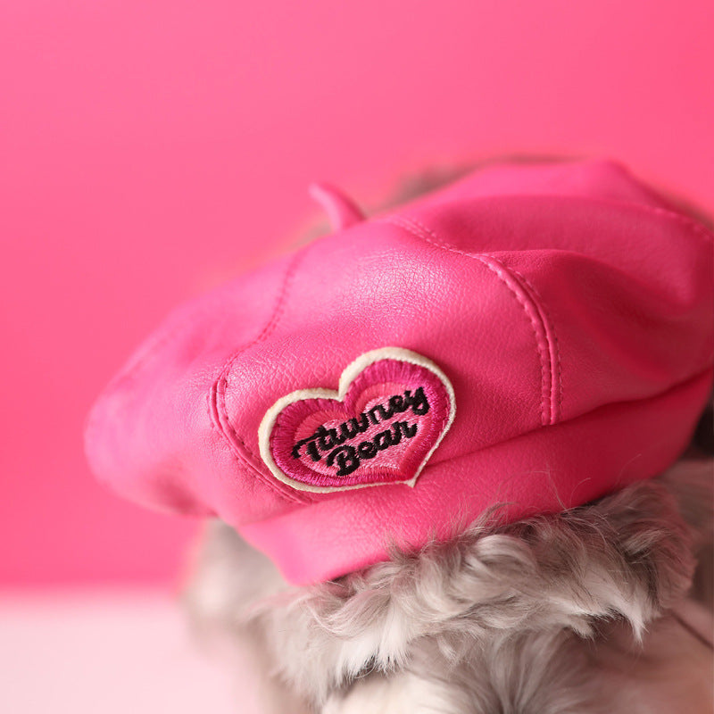 Dog Accessories Photo Concave Shape Pumpkin Hat
