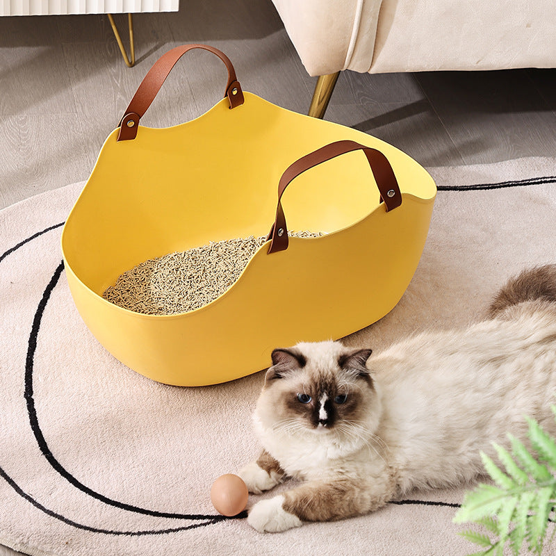 Portable Pet Litter Box Portable Open