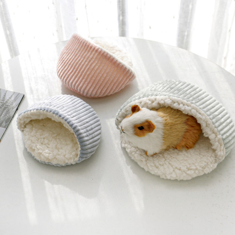 Hamster Corduroy Cotton Velvet Warm Cotton Pet Nest