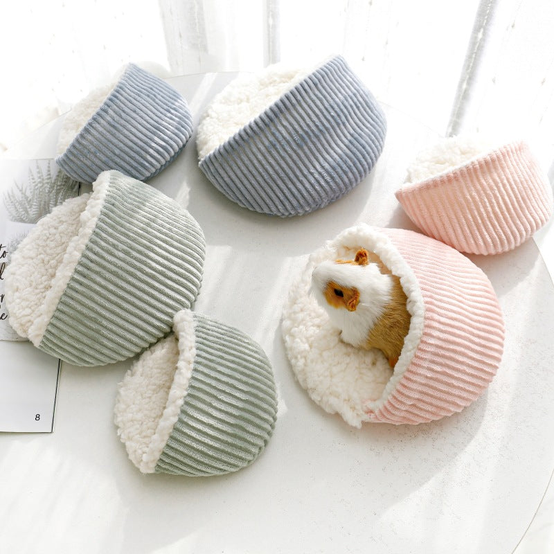 Hamster Corduroy Cotton Velvet Warm Cotton Pet Nest